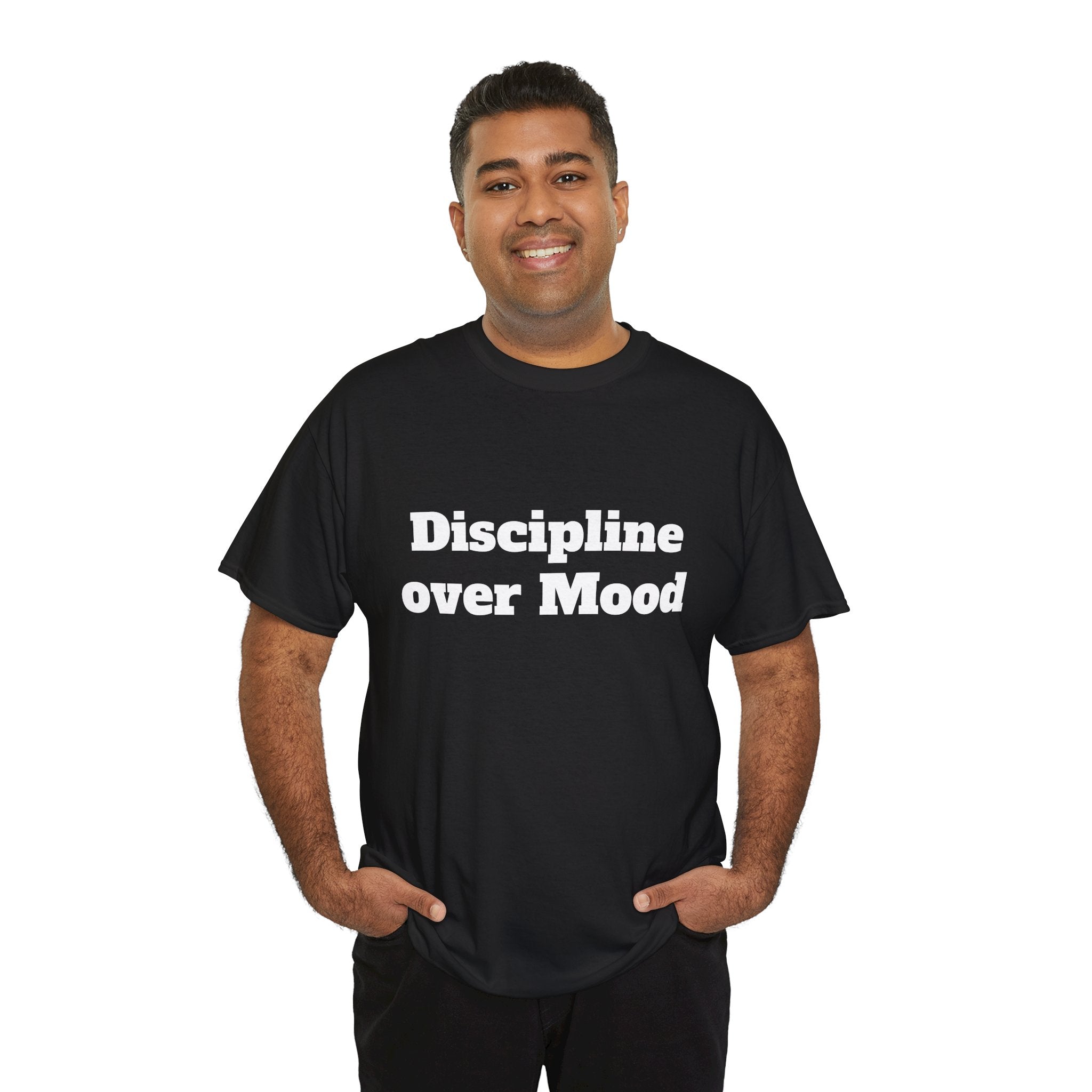 Discipline Over Mood Gym T-Shirt | Motivation Mindset Tee