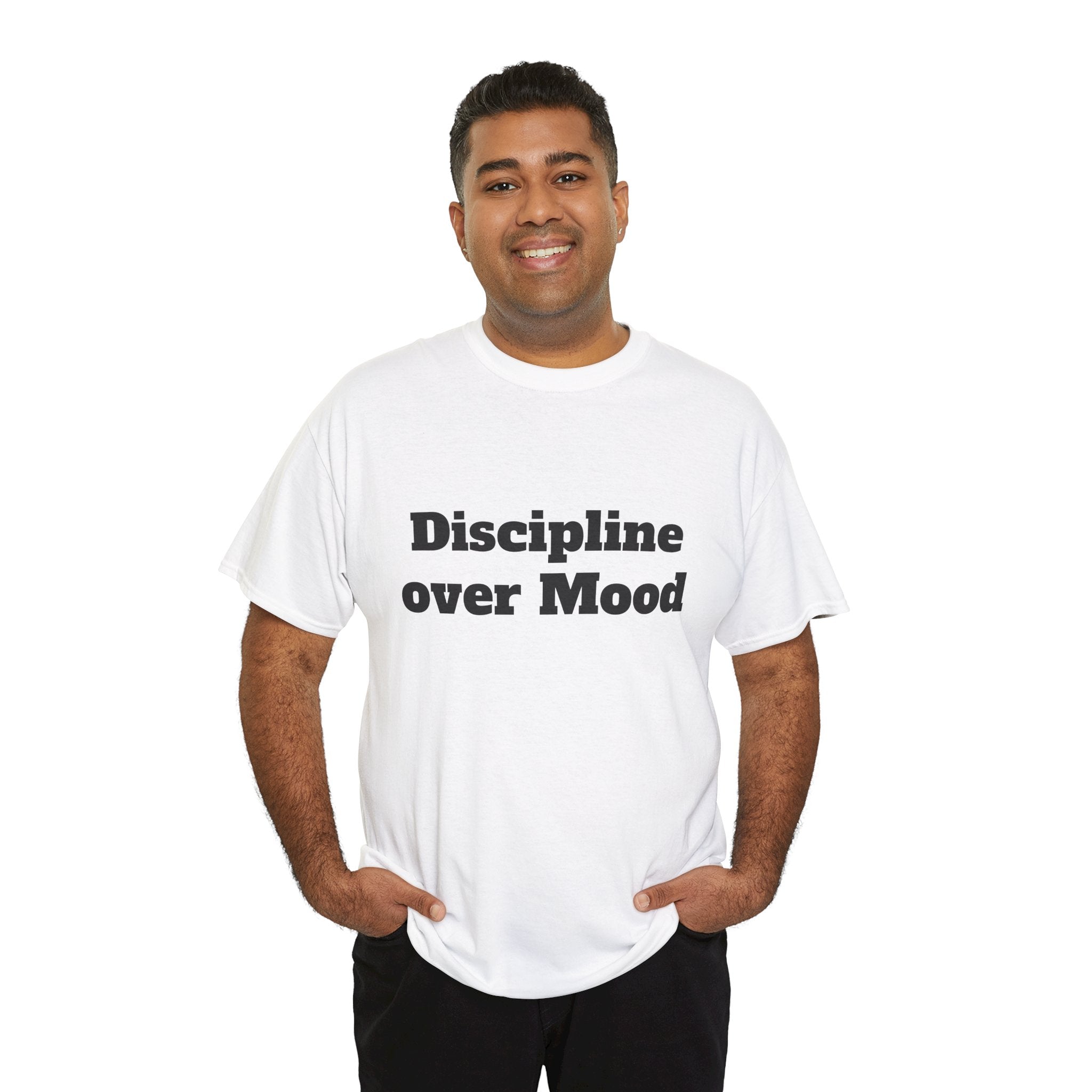 Discipline Over Mood Gym T-Shirt | Motivation Mindset Tee
