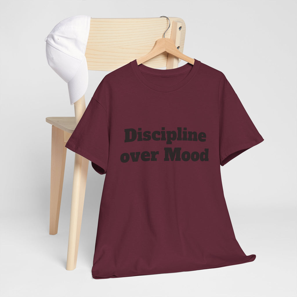Discipline Over Mood Gym T-Shirt | Motivation Mindset Tee