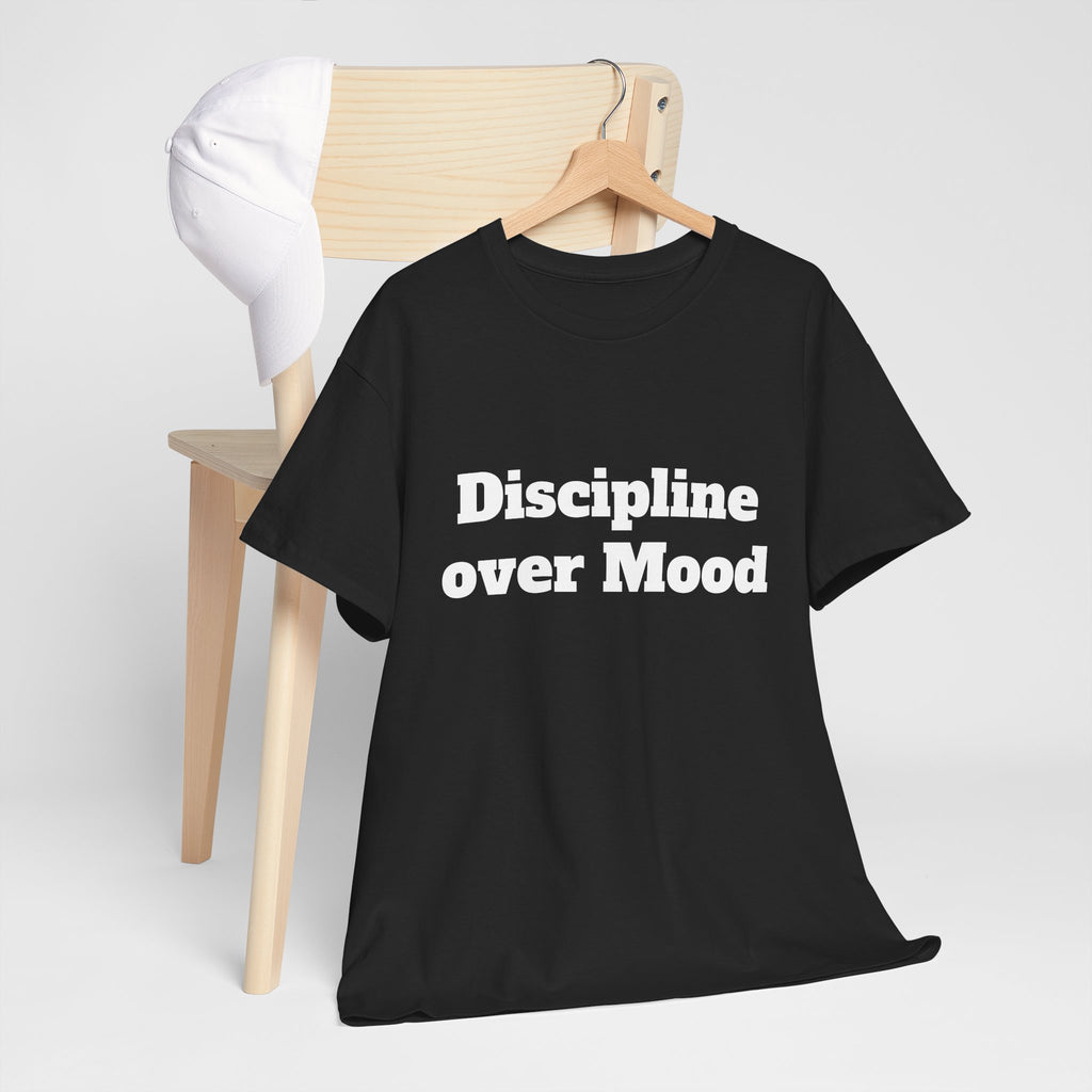 Discipline Over Mood Gym T-Shirt | Motivation Mindset Tee