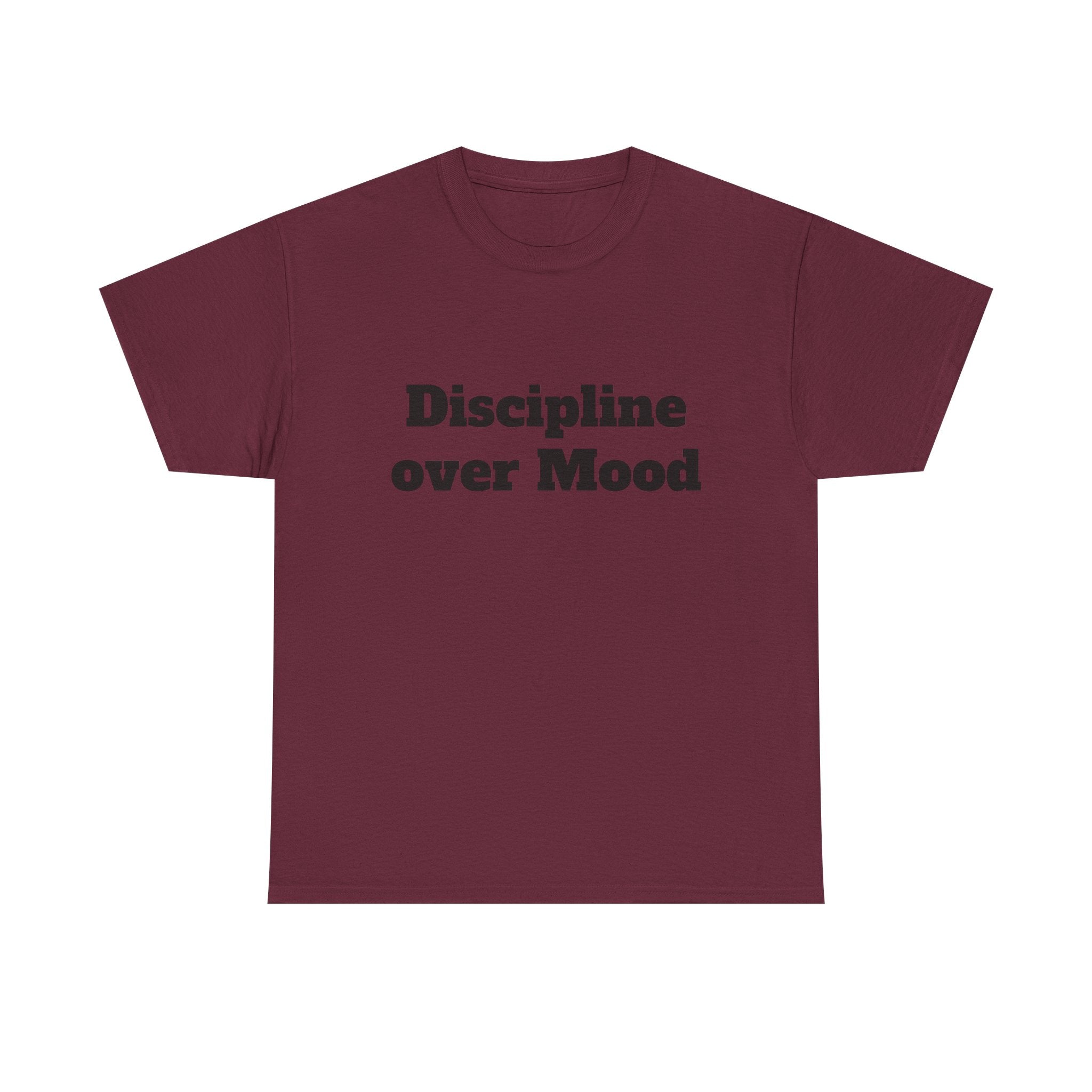 Discipline Over Mood Gym T-Shirt | Motivation Mindset Tee