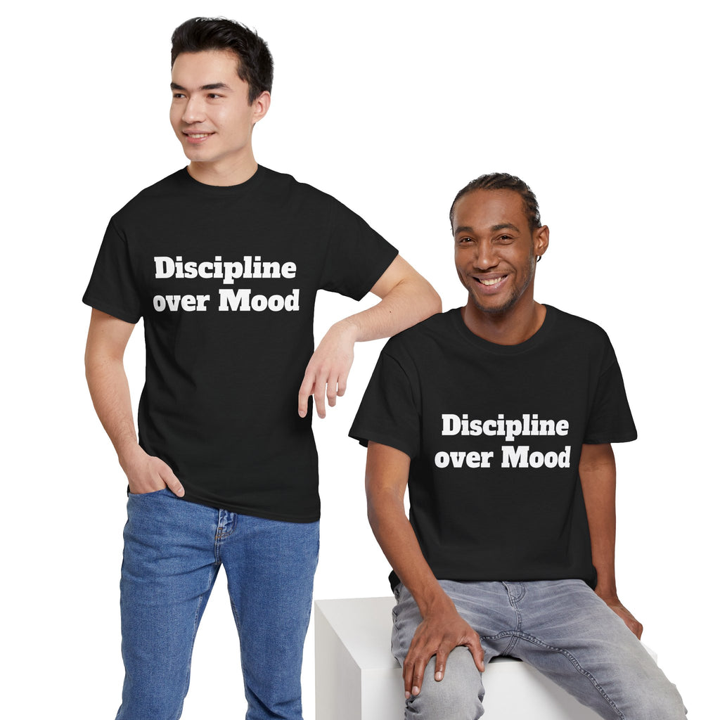 Discipline Over Mood Gym T-Shirt | Motivation Mindset Tee