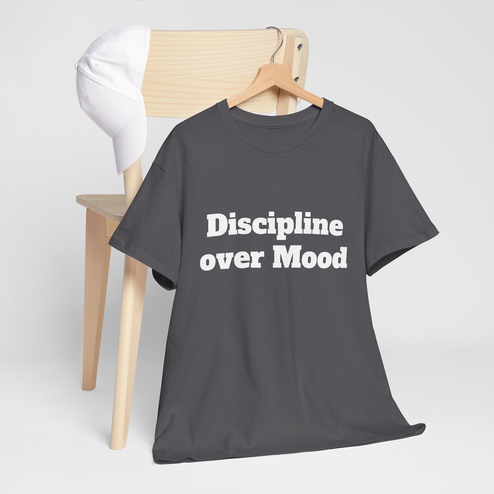 Discipline Over Mood Gym T-Shirt | Motivation Mindset Tee